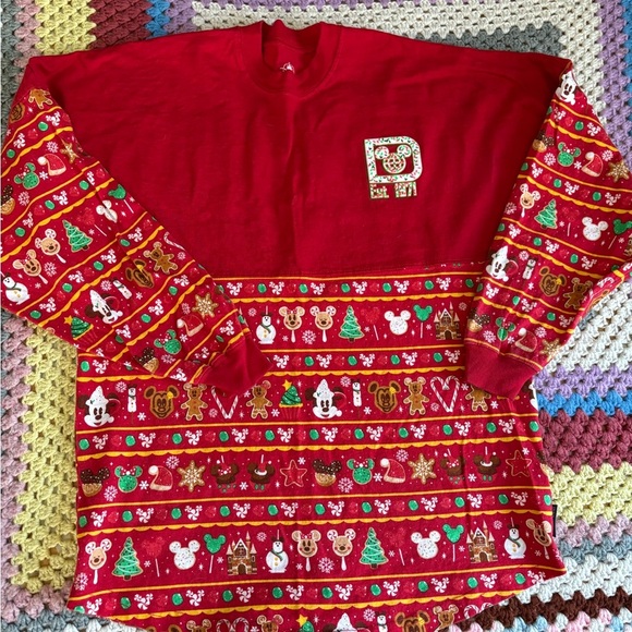 Disney Parks Holiday Spirit Jersey Treats Gingerbread 2019 Size XS - Picture 1 of 9